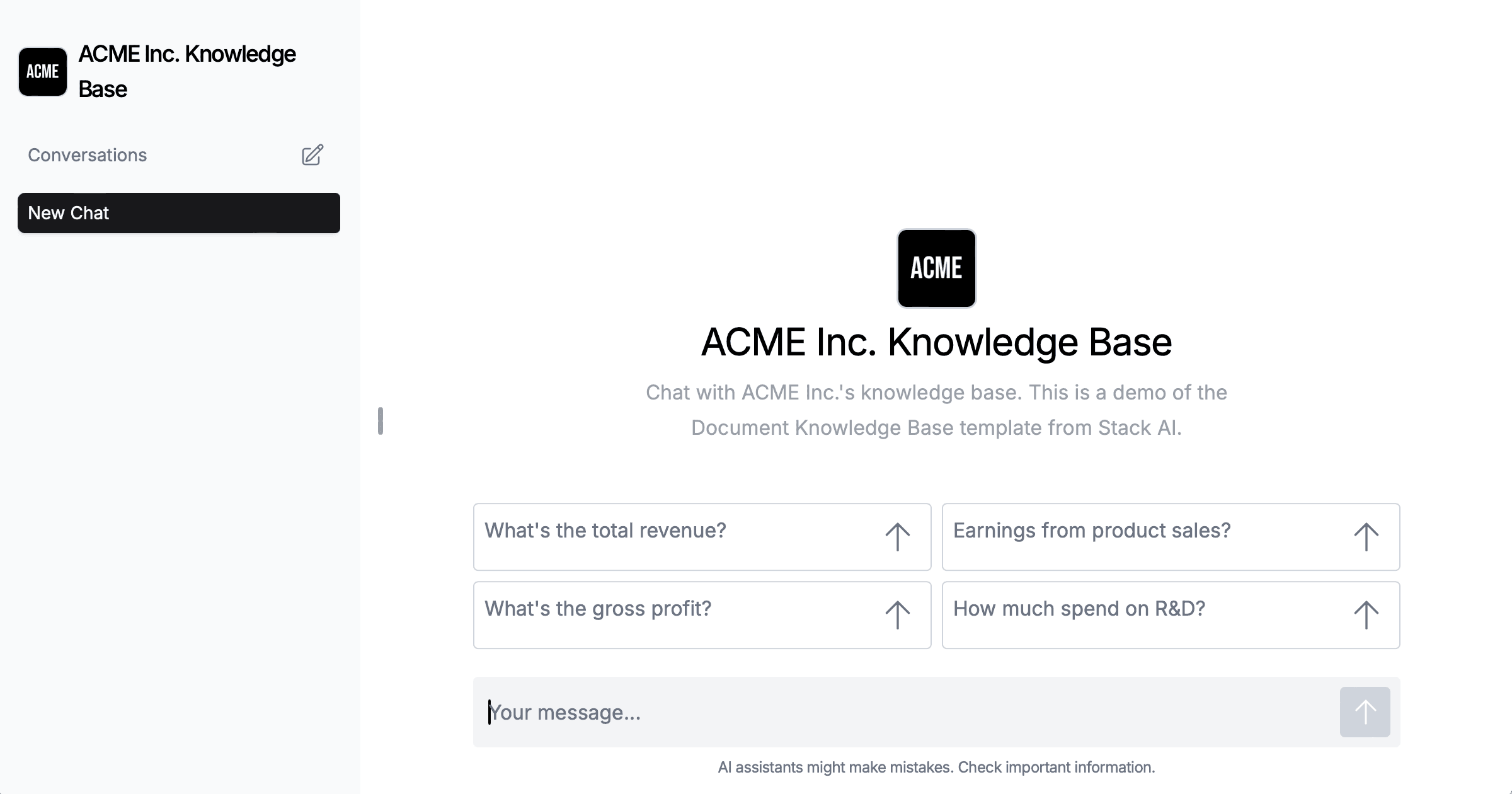 Chat with Knowledge Base