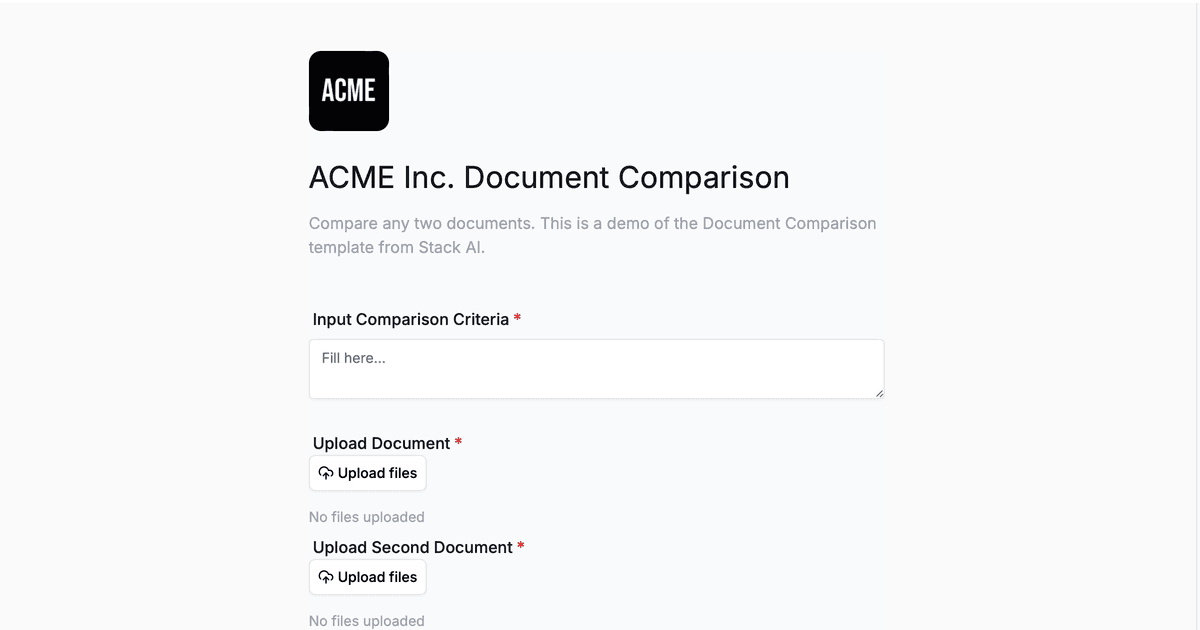 Document Comparison