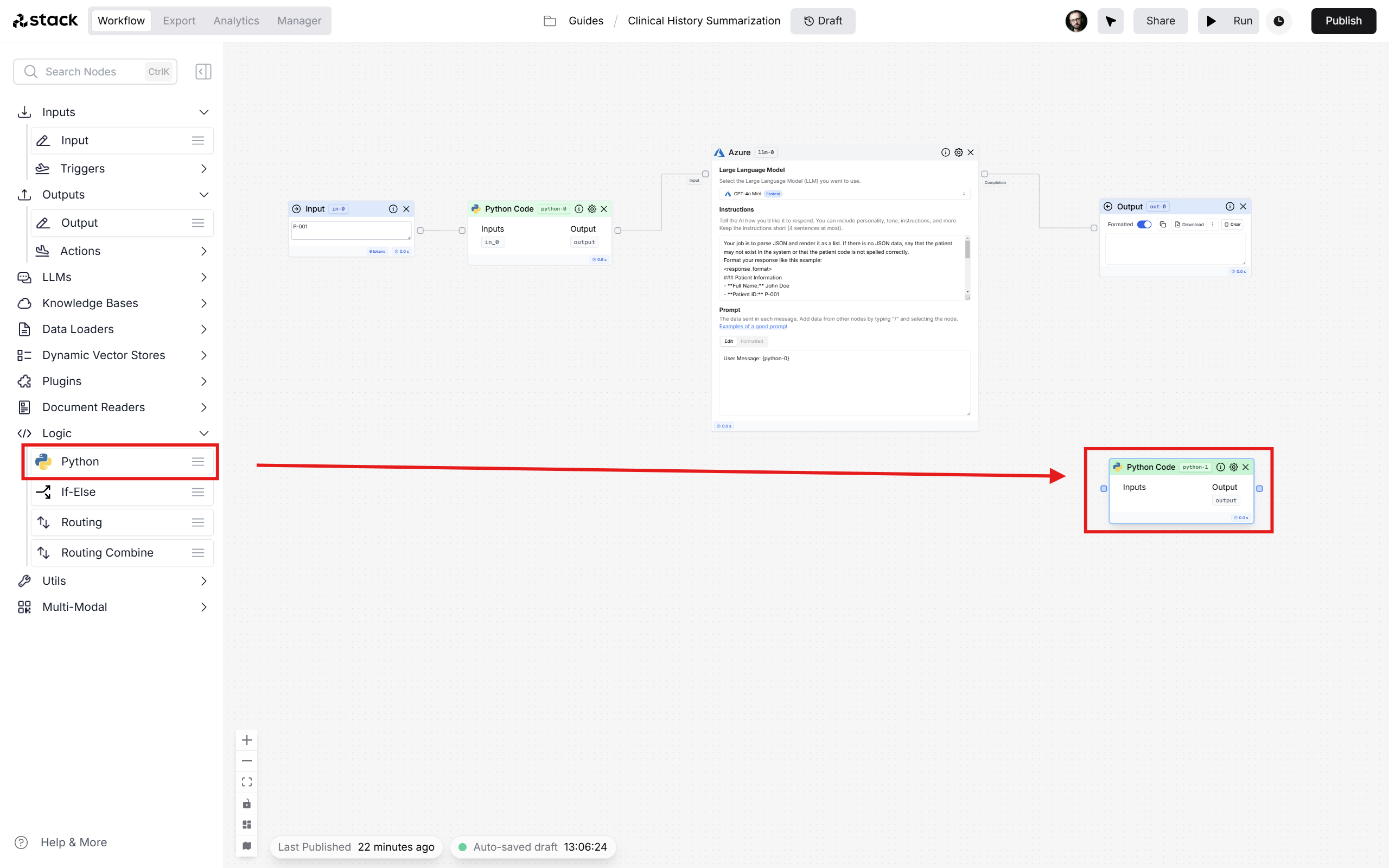 Drop Second Python
Node