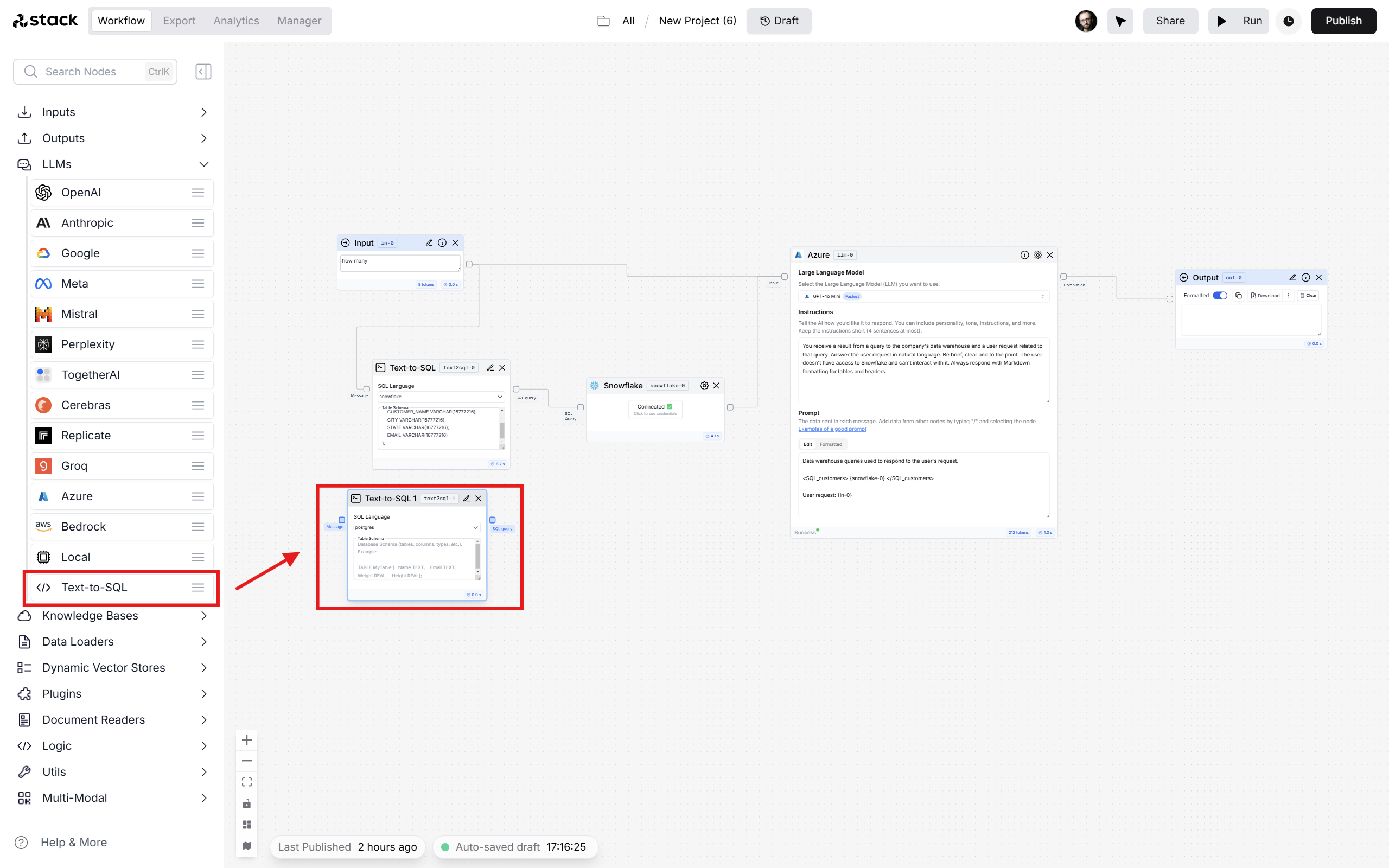 Drop Another Text-to-SQL
Node