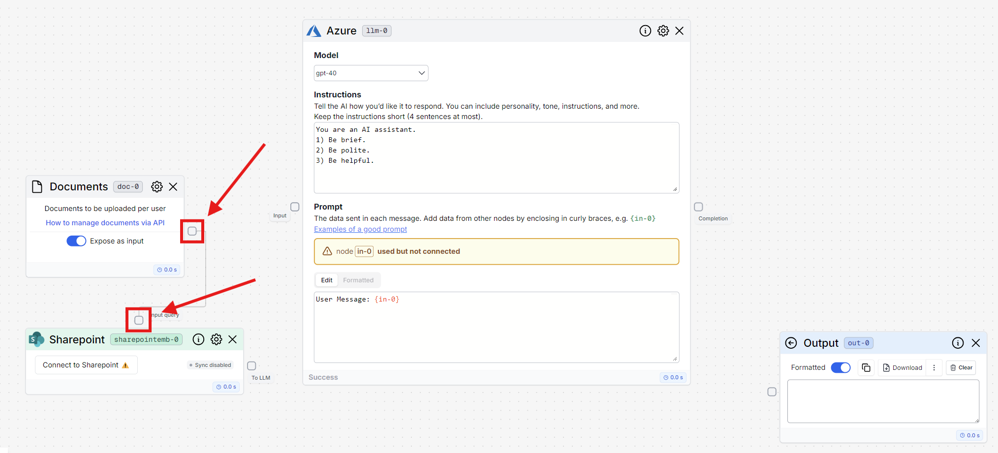 Connect Documents to
SharePoint