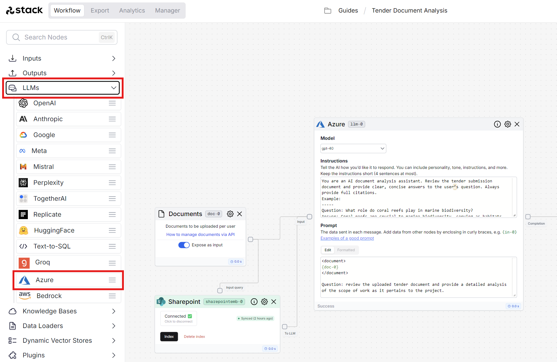 Locate Azure
Configuration